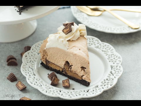 No Bake Reeses Peanut Butter Cup Cheesecake Recipe