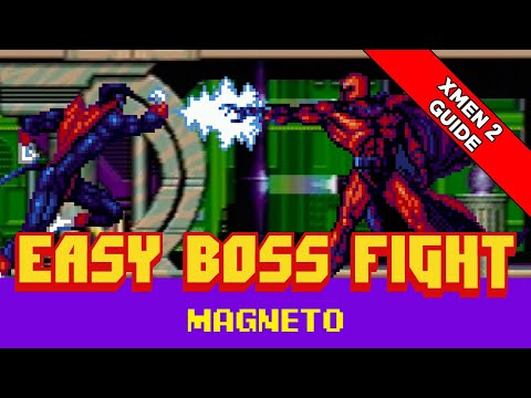 How to Defeat Magneto - Sega Genesis X-Men 2: Clone Wars Boss