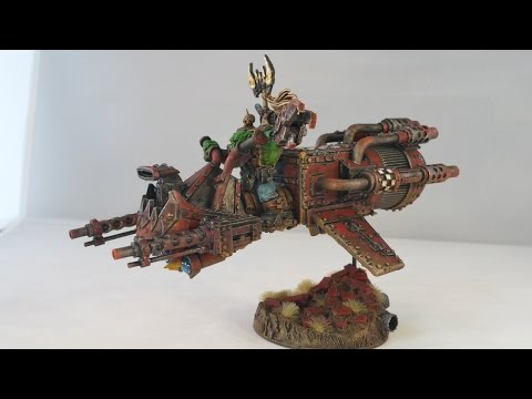 Warhammer 40k Ork Army Jet Bike war boss