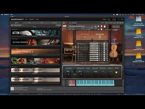 8Dio Deep Quintet Strings para KONTAK 7 !! ( Só Áudio ) Muito Bom !!
