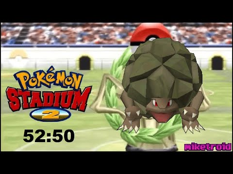 Pokémon Stadium 2 - Challenge Cup [Master Ball] Blindfolded in 52:50