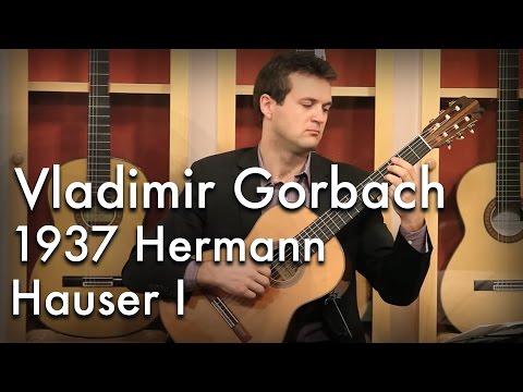 Llobet's Variations on a Theme by Sor played by Vladimir Gorbach