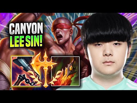 CANYON IS SO GOOD WITH LEE SIN! - DK Canyon Plays Lee Sin JUNGLE vs Viego! | Season 2022