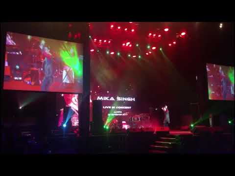 Aidil Fikrie (KDI) - Kata Pujangga live Mika Singh live in concert Jakarta