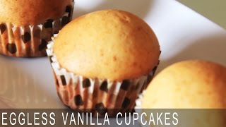 Easy and Moist Vanilla Cupcakes | Eggless Recipe | Christmas Special | Kanak's Kitchen