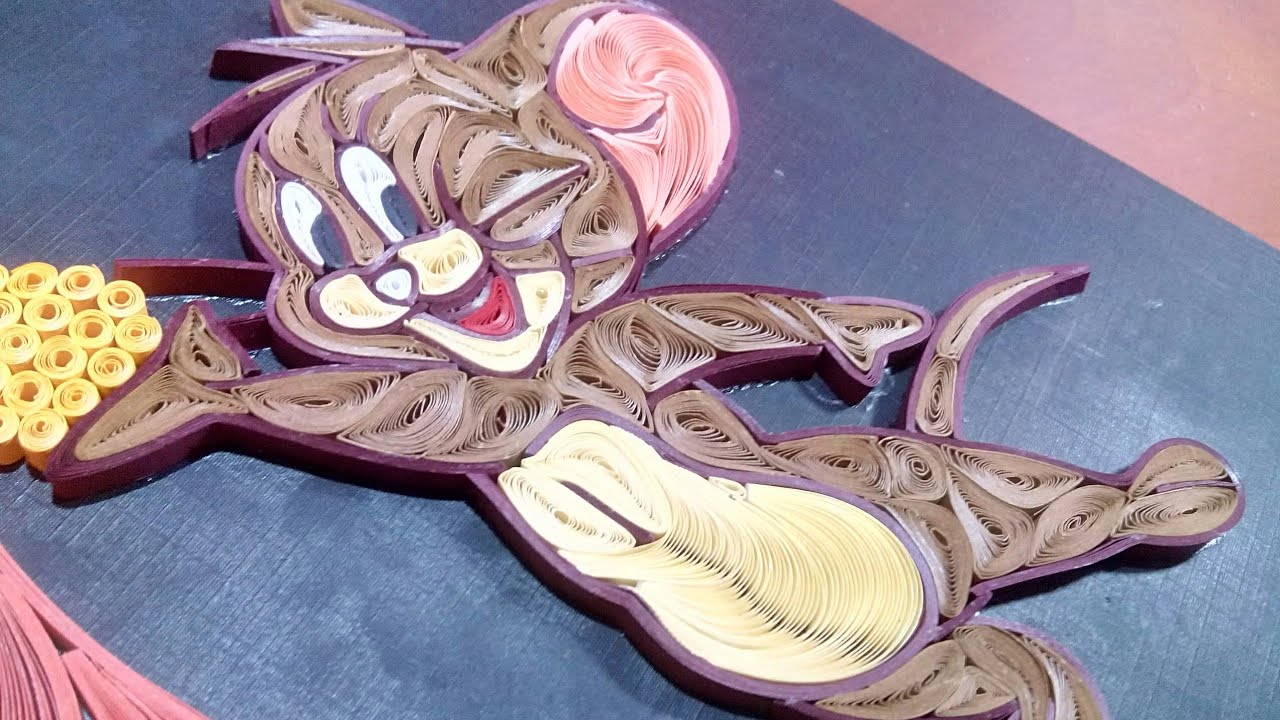 Quilling Jerry | Make your favorite cartoon character using Quilling