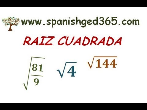 Cuadrados perfectos y raíz cuadrada