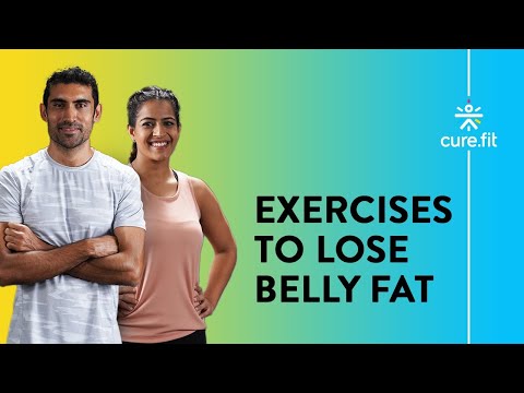 EXERCISES TO LOSE BELLY FAT By Cult Fit | Belly Fat Workout | Belly Fat Cardio | Cult Fit | CureFit