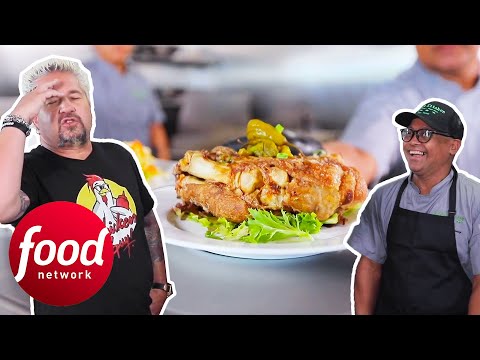 Guy Fieri Tries GAME CHANGER Filipino Pork Crispy Pata | Diners, Drive-Ins & Dives