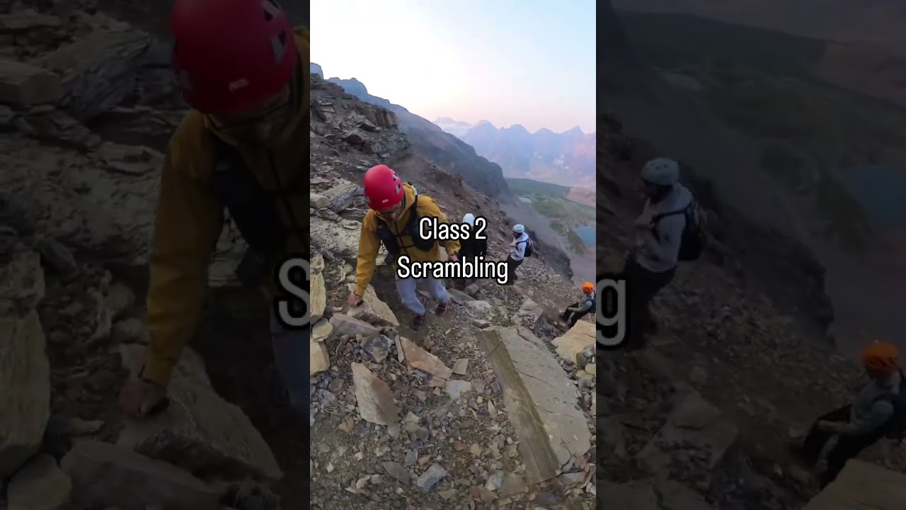 Hiking Scrambling Rock Climbing #banff #mountains #runningevent #hiking #canadatrails #trailrun