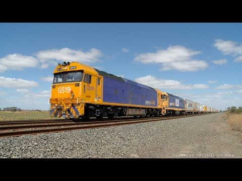 7902V Pacific National Mildura To Melbourne Container Train (9/1/2019) - PoathTV Australian Railway