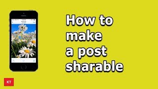 How to make a post shareable on Facebook | iPhone or Android