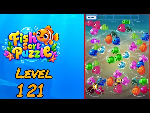 Fish Sort Puzzle Level 121 Walkthrough thumbnail