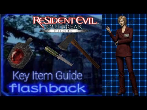 Resident Evil Outbreak File 2 All Key Items-Flashback