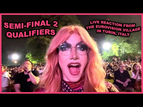 Eurovision 2022: Semi-Final 2 Results REACTION | LIVE from the Eurovision Village in Turin, Italy
