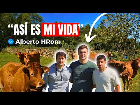 La vida REAL de Alberto @HRom fuera de cámara: vacas, huerta y pasión por el campo 🚜🐄