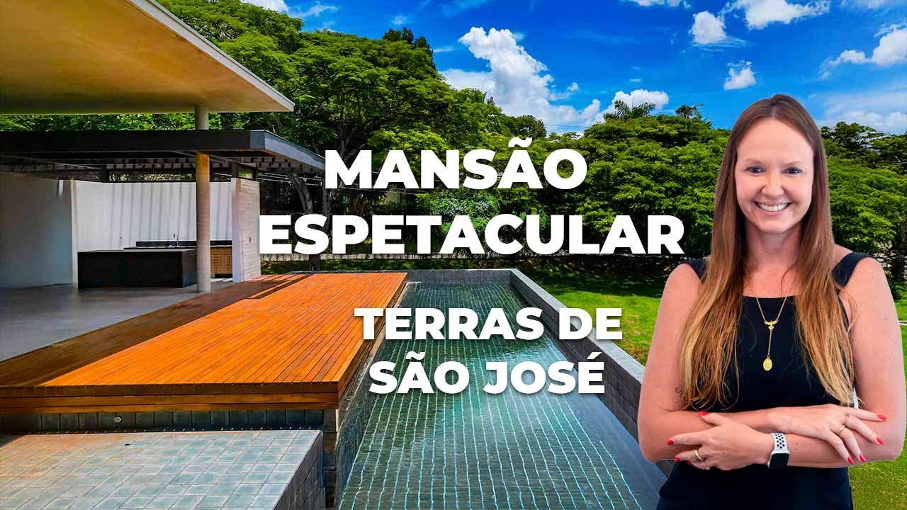 Mansão espetacular disponível para venda no Terras de São José, em Itu/SP.