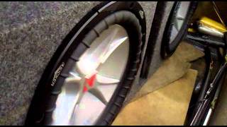 My 2 12&quot; kicker cvr&#39;s slappin!!For my Haterz