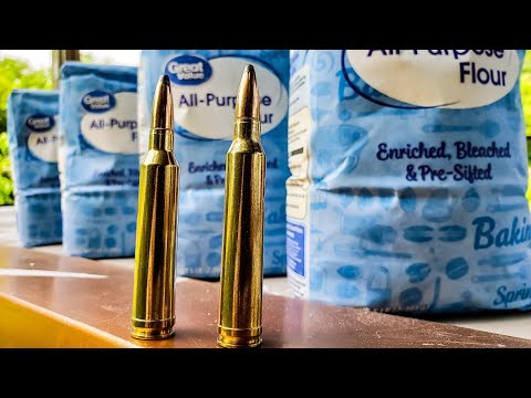 7MM MAG vs 300 WIN MAG vs FLOUR!!! 💥💥💥