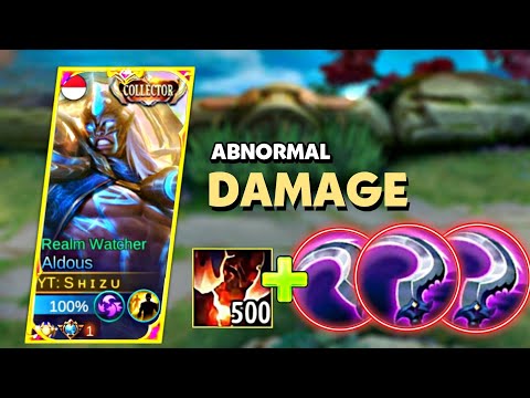 ALDOUS DANGEROUS WEAPON!! HUNTER STRIKE DAMAGE (auto delete) | ALDOUS BEST BUILD 2022
