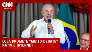 Vídeo: Lula promete "muito debate" na TV e na internet em caminhada no DF | CNN 360°