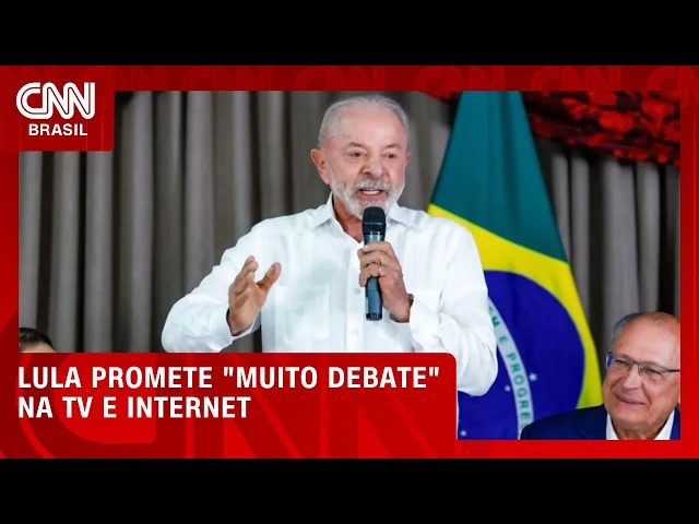 Lula promete "muito debate" na TV e na internet em caminhada no DF | CNN 360°