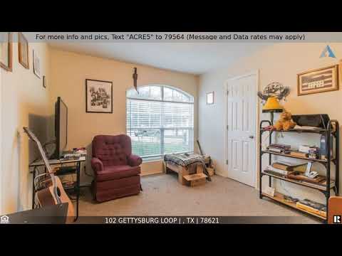 Priced at $199,500 - 102 Gettysburg LOOP, , TX 78621