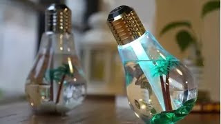 Vídeo de Umidificador Aromatizador De Ar Luminária Formato De Lampada