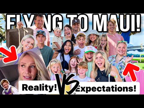 Flying to MAUi WiTH 16 KiDS at 4am! *WORST Flight EVER!*