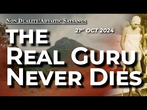 728. Bhagavan Ramana Satsang - The real Guru never dies!