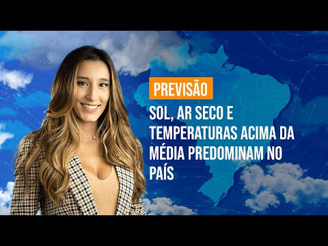 Previsão: sol e altas temperaturas