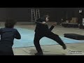 Mackenyu Practicing With Swords