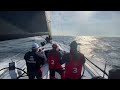 Sailing downwind at 18 knots on board the Cookson 50 Privateer