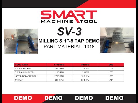 SMART MACHINE TOOL SV-3 Vertical Machining Centers | Hillary Machinery LLC (1)