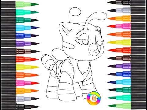 Cat Bee Poppy Playtime Coloring Pages /Jim Yosef & Shiah Maisel - Unforgivable [NCS Release]