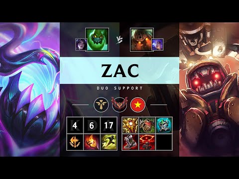 Zac Support vs Nautilus - VN Grandmaster Patch 25.16