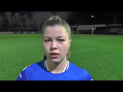 Lyndsey Van Belle na KAA Gent Ladies - KRC Genk Ladies op 29.01.2021