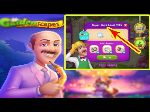 Playrix Gardenscapes, Super Hard Level 1904 No Booster