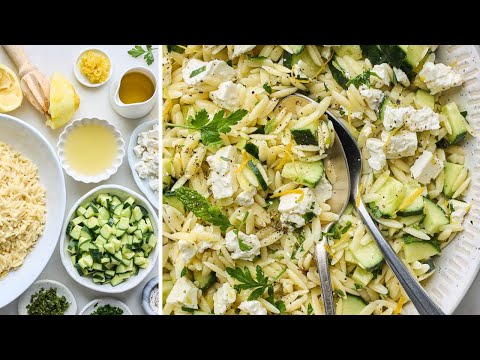 Lemony Orzo Pasta Salad