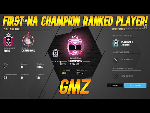 First NA Champion Ranked Player! - Rainbow Six Siege