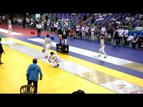 14.07.04 T16 - LI Fei(CHN) vs POCHEKUTOVA Tamara(KAZ) - Suwon Asia Fencing Ch. WS ind. BY UnTouche