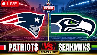 NEW ENGLAND PATRIOTS vs SEATTLE SEAHAWKS Live Streaming Watch Party | 