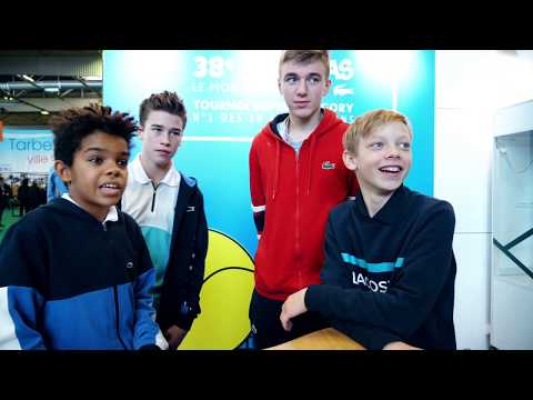 TECNIFIBRE | Les Petits Crocos answer questions during "Les Petits As"!