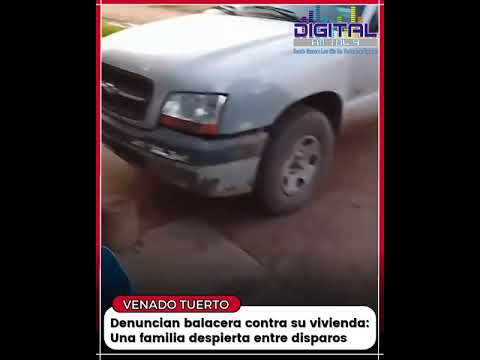 ⚠ Denuncian balacera contra su vivienda: Una familia despierta entre disparos
