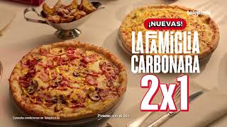 Telepizza Nuevas Carbonaras que saben a Italia pero son de aquí anuncio