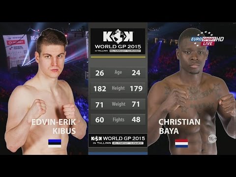 Edvin Erik Kibus vs Christian Baya KOK in Tallinn 17 October 2015