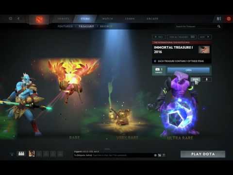 Dota 2 TI6 Immortal treasure I Opening