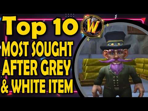 Top 10 Most Sought After Grey and White Item Transmogs