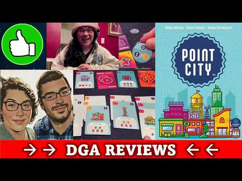 DGA Reviews Board Games: Point City (Cozy Game Night)