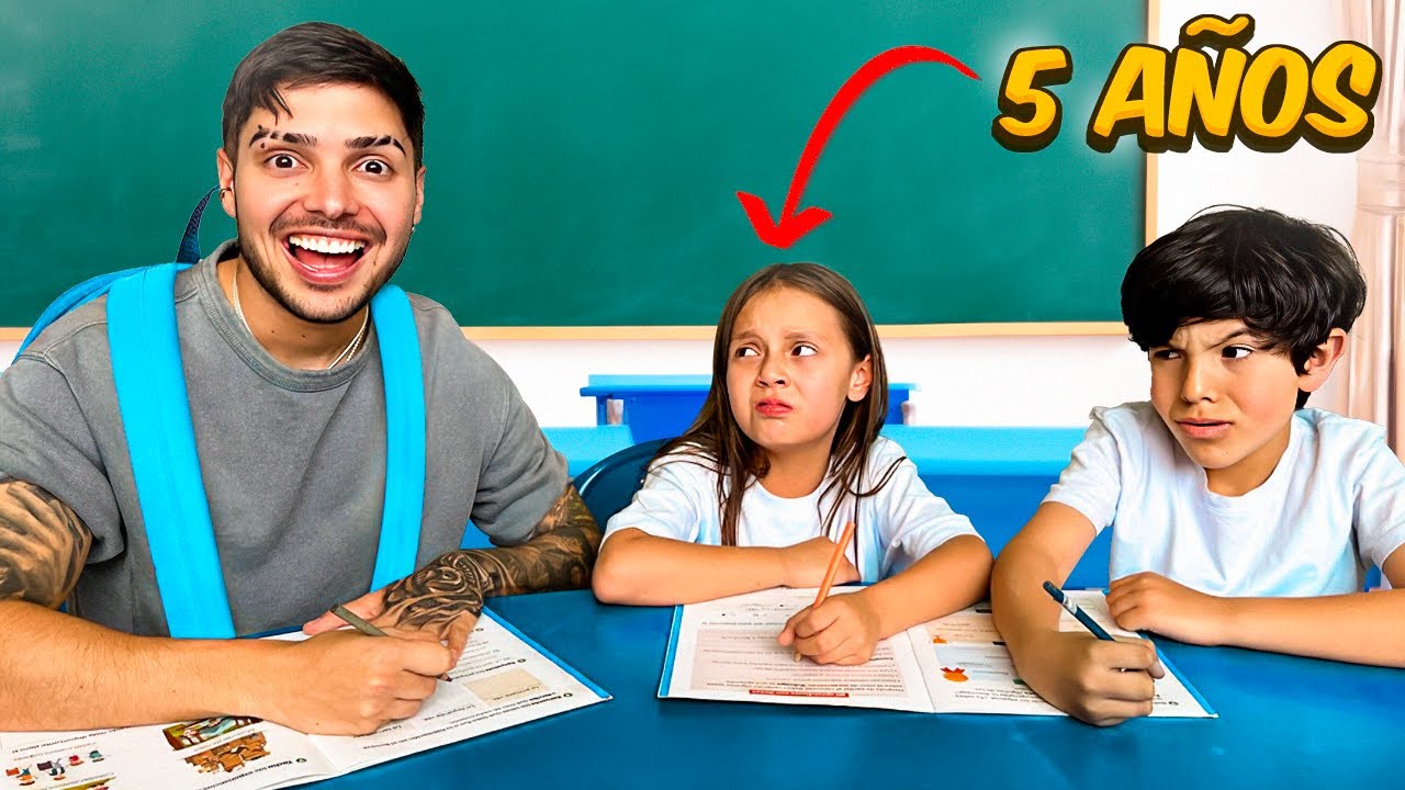 VOLVÍ a CADA GRADO de la ESCUELA con LOS NIÑOS